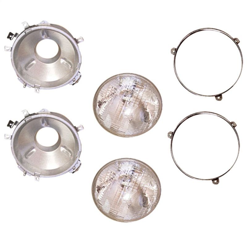 Omix Headlight Assemblies 72-86 Jeep CJ Models-Headlights-OMIX-OMI12402.02-SMINKpower Performance Parts