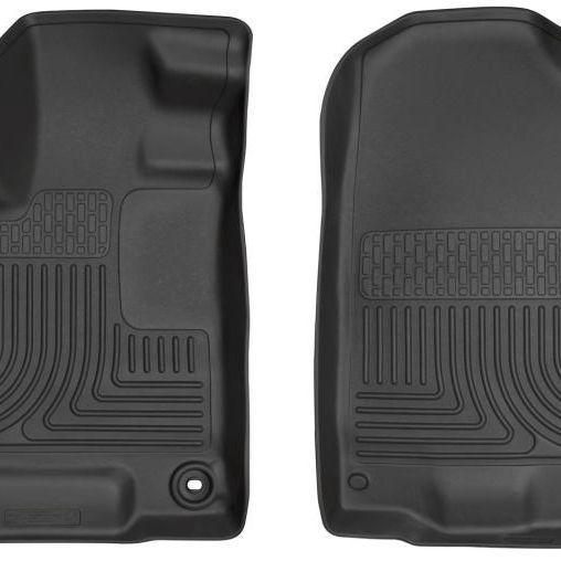 Husky Liners 2016 Honda Pilot WeatherBeater Front Black Floor Liners-Floor Mats - Rubber-Husky Liners-HSL18411-SMINKpower Performance Parts