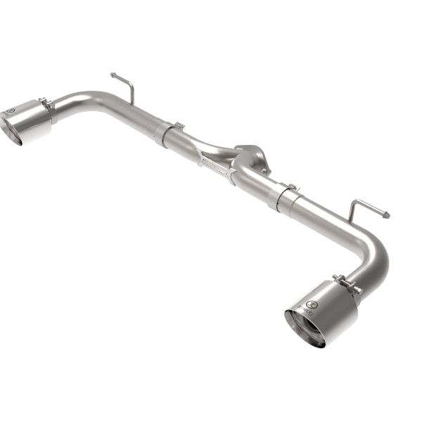 aFe Takeda 2-1/2in 304 SS Axle-Back Exhaust w/ Polished Tips 14-18 Mazda 3 L4 2.0L/2.5L - SMINKpower Performance Parts AFE49-37014-P aFe