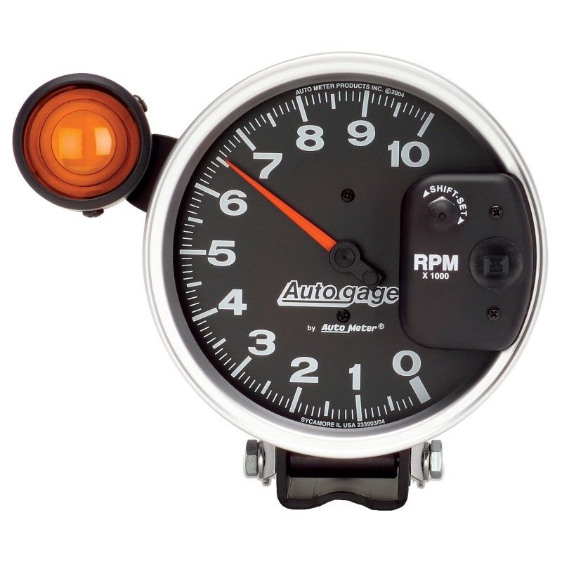 Autometer 5 inch 10,000 RPM Monster Shift Lite Pedestal Tachometer-Gauges-AutoMeter-ATM233904-SMINKpower Performance Parts