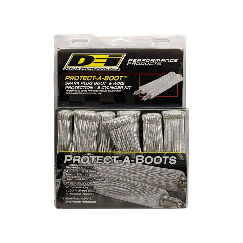 DEI Protect-A-Boot - 6in - 8-pack - Silver - SMINKpower Performance Parts DEI10502 DEI