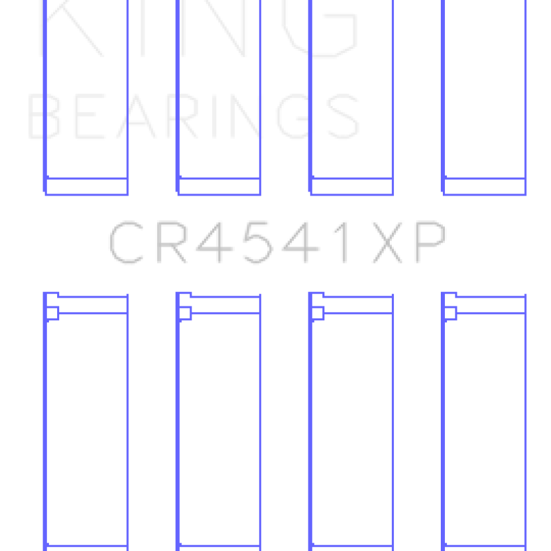 King Honda F23 (Size STD) Performance Rod Bearing Set - SMINKpower Performance Parts KINGCR4541XP King Engine Bearings