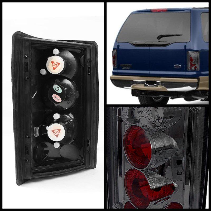 Spyder Ford Excursion 00-06/Econoline 150/250/350/450/550 95-06 Euro Tail Lights Smk ALT-YD-FEC00-SM-Tail Lights-SPYDER-SPY5002945-SMINKpower Performance Parts