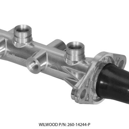 Wilwood Tandem Remote Master Cylinder - 1 1/8in Bore Ball Burnished - SMINKpower Performance Parts WIL260-14244-P Wilwood