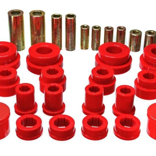 Energy Suspension 02-09 350Z / 03-07 Infiniti G35 Red Front Control Arm Bushing Set-Bushing Kits-Energy Suspension-ENG7.3121R-SMINKpower Performance Parts