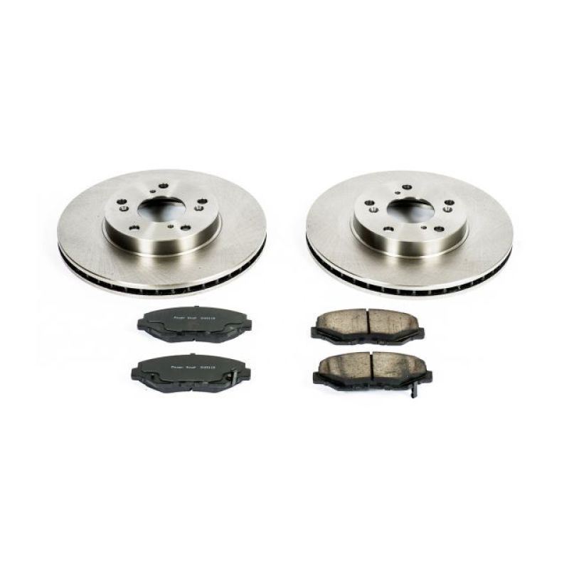 Power Stop 14-15 Acura ILX Front Autospecialty Brake Kit - SMINKpower Performance Parts PSBKOE1043 PowerStop