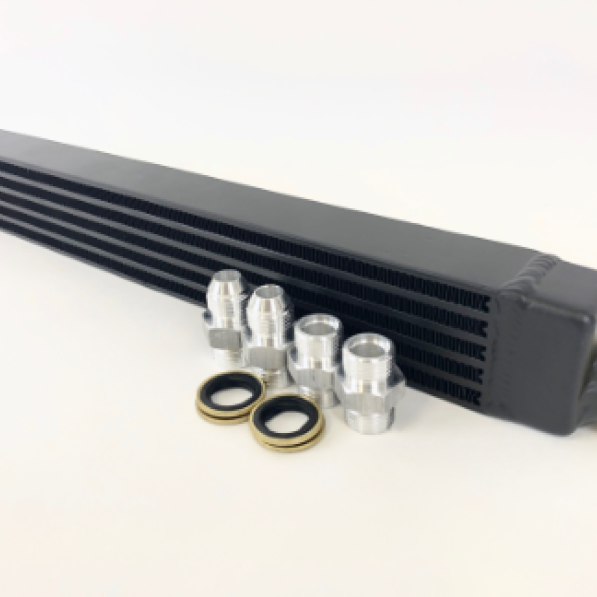 CSF 82-94 BMW 3 Series (E30) High Performance Oil Cooler w/-10AN Male & OEM Fittings-Oil Coolers-CSF-CSF8092-SMINKpower Performance Parts