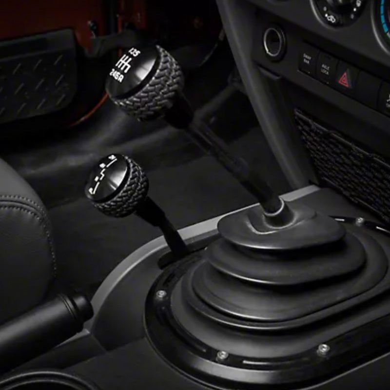 DV8 Offroad 2011-2018 Jeep JK 6-Speed Shift Knob Black-Shift Knobs-DV8 Offroad-DVED-JP-181112-BK-SMINKpower Performance Parts