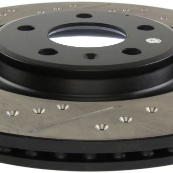 StopTech Slotted & Drilled Sport Brake Rotor-Brake Rotors - Slot & Drilled-Stoptech-STO127.33137R-SMINKpower Performance Parts