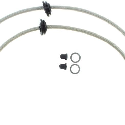 StopTech 00-06 BMW X5 Stainless Steel Front Brake Line Kit-Brake Line Kits-Stoptech-STO950.34009-SMINKpower Performance Parts