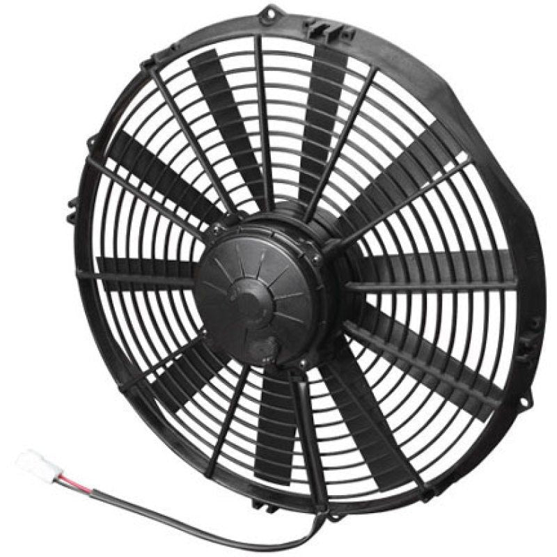 SPAL 1623 CFM 14in High Performance Fan - Pull/Straight (VA08-AP70/LL-23MA)-Fans & Shrouds-SPAL-SPL30102041-SMINKpower Performance Parts