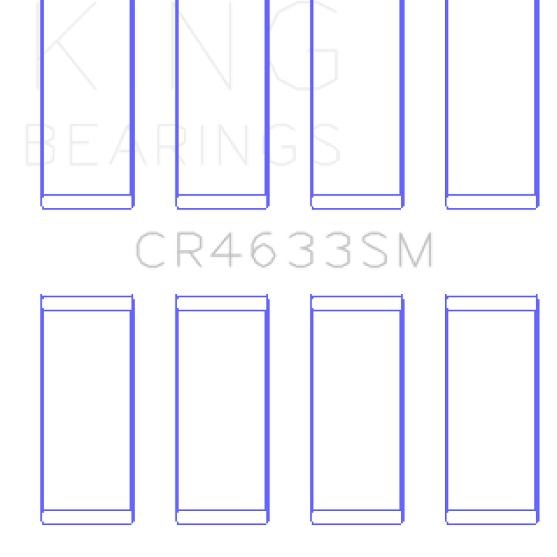 King 07-12 Mini Cooper N14B16C (Size +.3mm Undersize) Connecting Rod Bearing Set-Bearings-King Engine Bearings-KINGCR4633SM0.3-SMINKpower Performance Parts