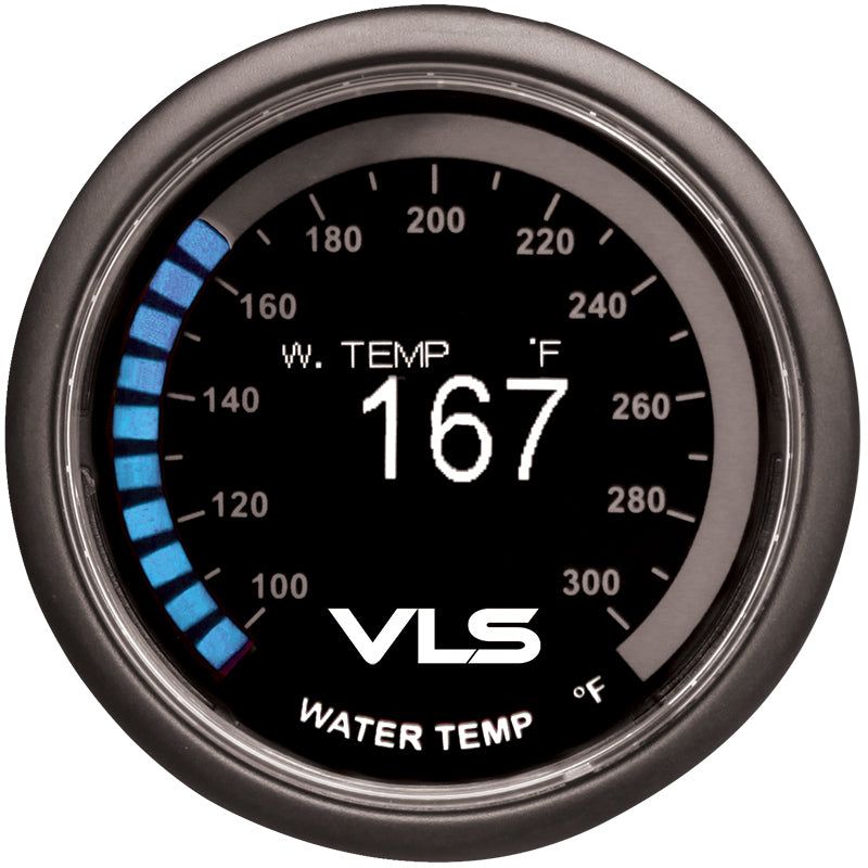 Revel VLS 52mm 100-300 Deg F Digital OLED Water Temperature Gauge-Gauges-Revel-RVL1TR1AA002R-SMINKpower Performance Parts