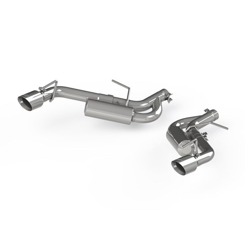 MBRP 16-19 Chevrolet Camaro 2.5in Aluminum Non NPP Axle Back Exhaust System - 4in Dual Wall Tips-Axle Back-MBRP-MBRPS7038AL-SMINKpower Performance Parts