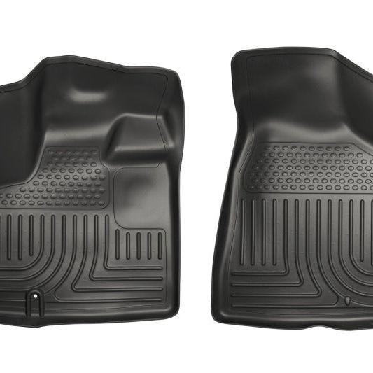 Husky Liners 08-12 Chrysler Town Country/Dodge Grand Caravan WeatherBeater Black Floor Liners-Floor Mats - Rubber-Husky Liners-HSL18091-SMINKpower Performance Parts