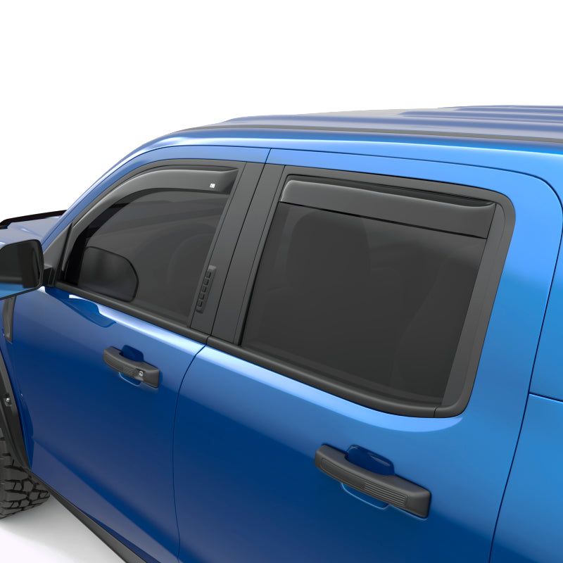EGR 22-23 Ford Maverick Lariat XL XLT Front/Rear Window Visors - Dark Smoke Finish-Wind Deflectors-EGR-EGR573591-SMINKpower Performance Parts