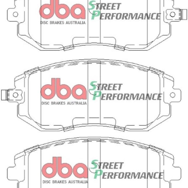 DBA 03-05 Subaru WRX / 08 Subaru WRX SP500 Front Brake Pads-Brake Pads - Performance-DBA-DBADB1491SP-SMINKpower Performance Parts