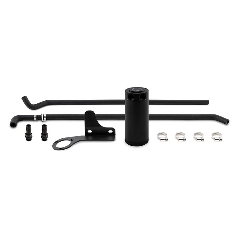 Mishimoto 07-13 Mazda Mazdaspeed3 Baffled Oil Catch Can Kit - Black (PCV Side)-Oil Catch Cans-Mishimoto-MISMMBCC-MS3-07PBE2-SMINKpower Performance Parts