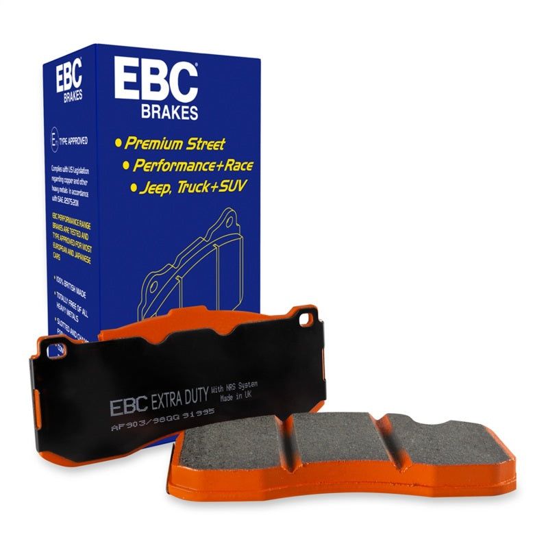 EBC 15+ Cadillac Escalade Ext/Esv 6.2 2WD Extra Duty Front Brake Pads-Brake Pads - Performance-EBC-EBCED91885-SMINKpower Performance Parts