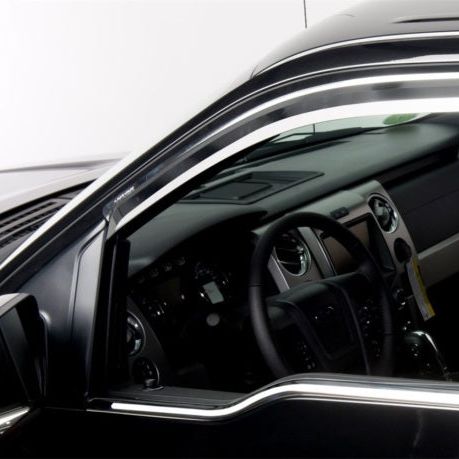 Putco 17-20 Ford SuperDuty - Crew Cab w/ Towing Mirrors (ABS Window Trim) Window Trim Accents-Wind Deflectors-Putco-PUT97560-SMINKpower Performance Parts