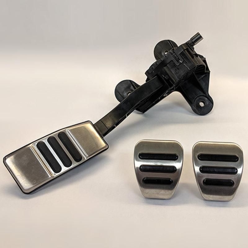Ford Racing Aluminum and Urethane 11-17 Ford Mustang - Upgrade to Premium Package Pedals - SMINKpower Performance Parts FRPM-2301-BM Ford Racing