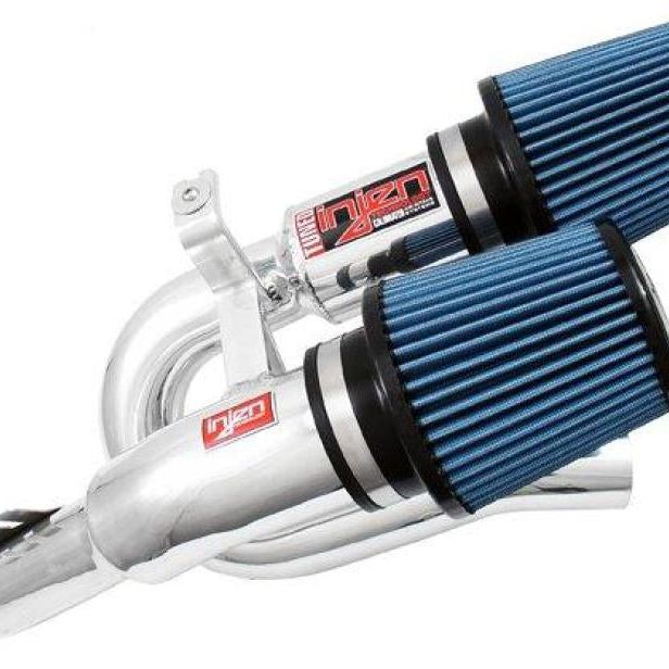 Injen 07-09 335i E92 / 08-09 135i E82 3.0L L6 Twin intake Polished Short Ram Intake-Cold Air Intakes-Injen-INJSP1125P-SMINKpower Performance Parts