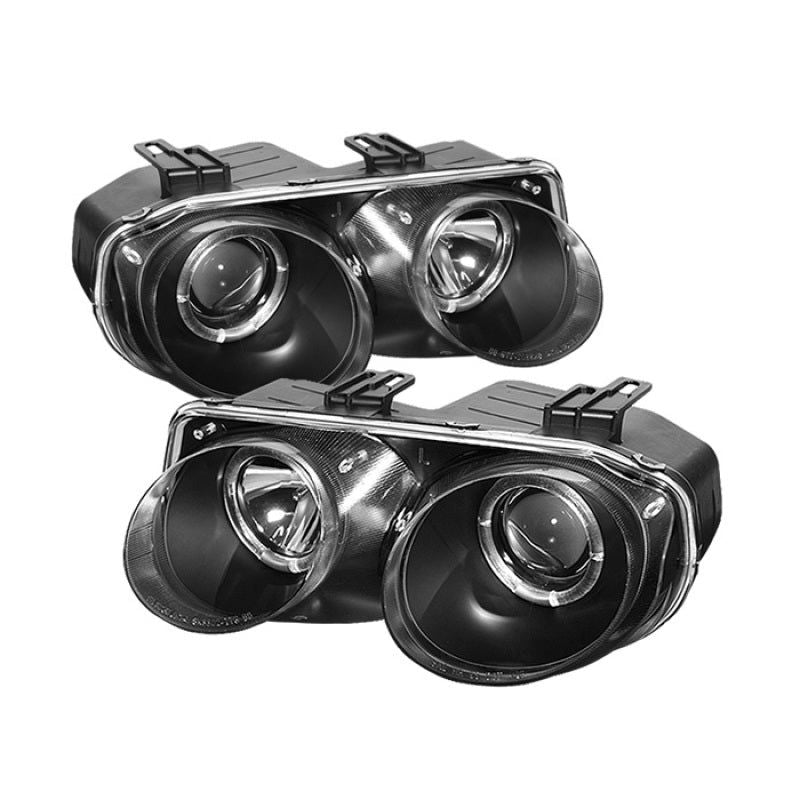 Spyder Acura Integra 98-01 Projector Headlights LED Halo -Black High H1 Low 9006 PRO-YD-AI98-HL-BK-Headlights-SPYDER-SPY5008695-SMINKpower Performance Parts