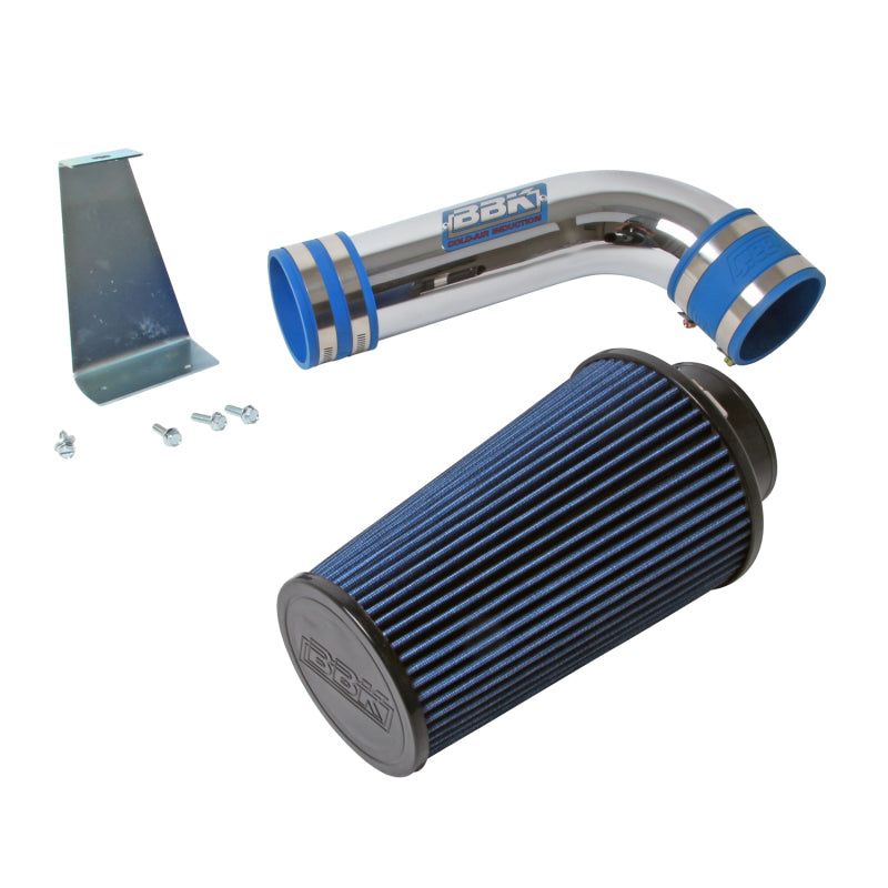 BBK 86-93 Mustang 5.0 Cold Air Intake Kit - Standard Style - Chrome Finish-Cold Air Intakes-BBK-BBK1556-SMINKpower Performance Parts