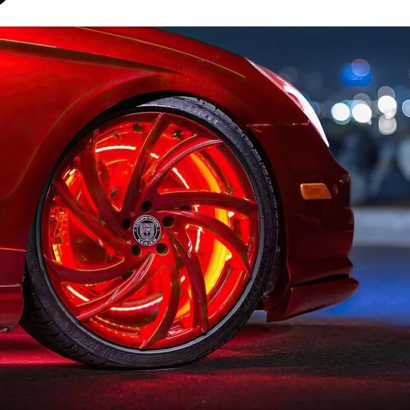 Oracle LED Illuminated Wheel Rings - Double LED - Red - SMINKpower Performance Parts ORL4228-003 ORACLE Lighting