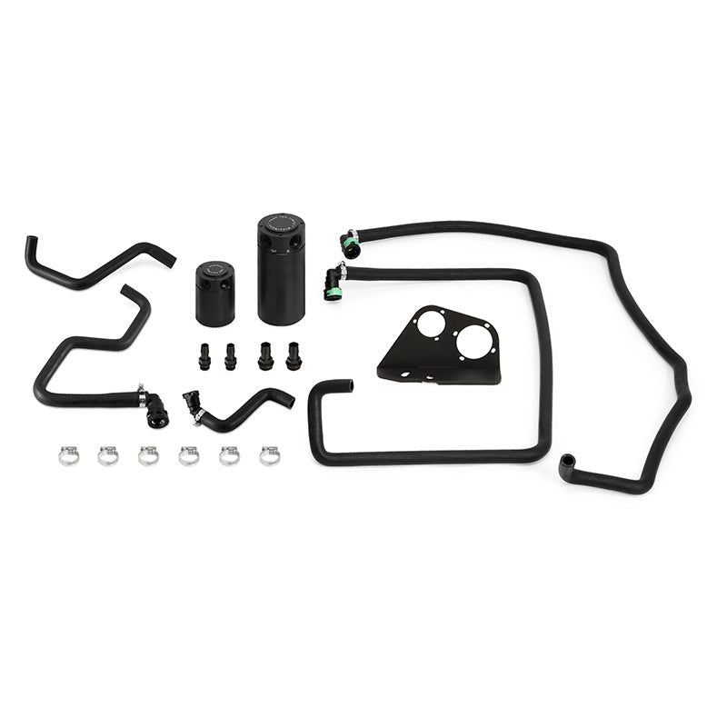 Mishimoto 2017+ Ford F-150 3.5L EcoBoost Baffled Oil Catch Can Kit-Oil Catch Cans-Mishimoto-MISMMBCC-F35T-17SBE-SMINKpower Performance Parts