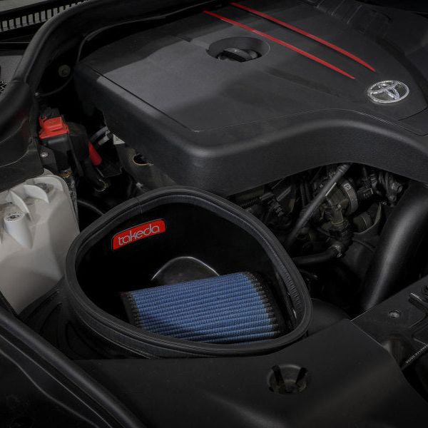 aFe 21-22 Toyota GR Supra Takeda Stage-2 Cold Air Intake System w/ Pro 5R Filter - SMINKpower Performance Parts AFE56-10037R aFe