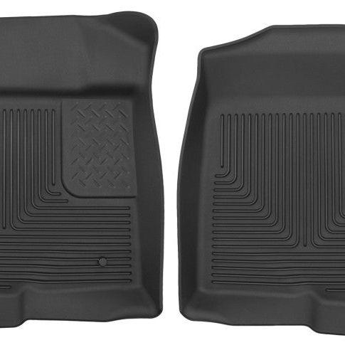 Husky Liners 09-12 Ford F-150 Series Reg/Super/Crew Cab X-Act Contour Black Floor Liners-Floor Mats - Rubber-Husky Liners-HSL53311-SMINKpower Performance Parts