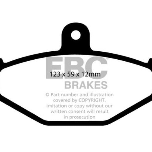 EBC 08+ Lotus 2-Eleven 1.8 Supercharged Redstuff Rear Brake Pads-Brake Pads - Performance-EBC-EBCDP3885/2C-SMINKpower Performance Parts