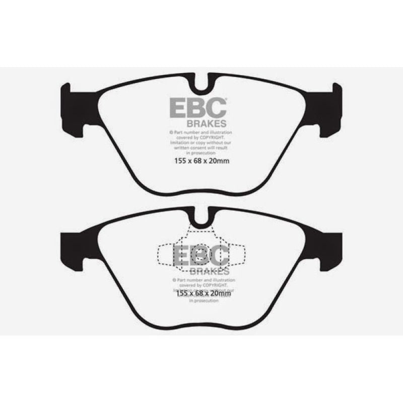 EBC 13+ BMW X1 2.0 Turbo (28i) Yellowstuff Front Brake Pads-Brake Pads - Performance-EBC-EBCDP41512R-SMINKpower Performance Parts