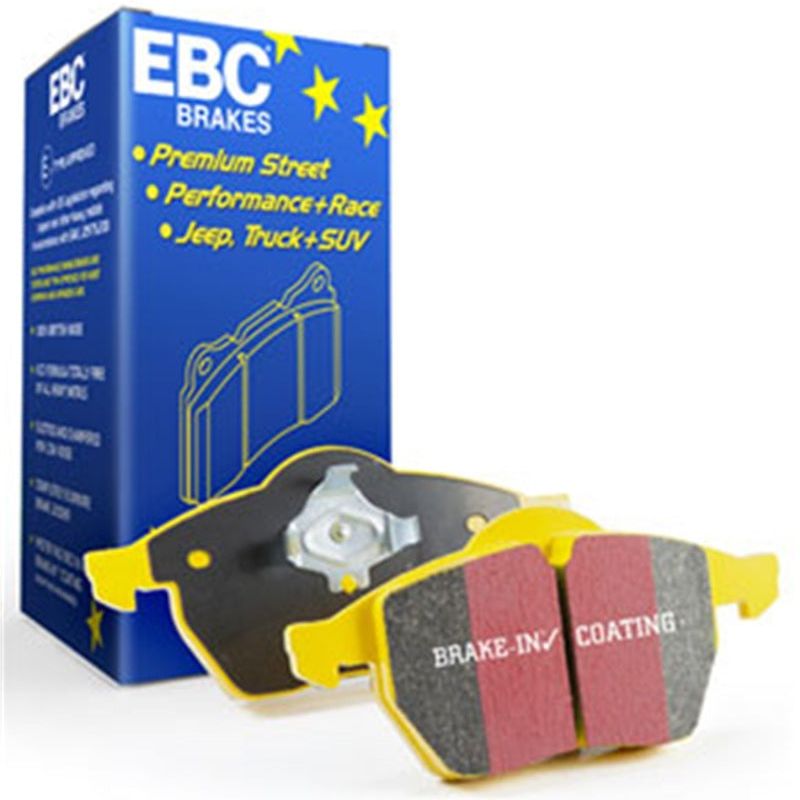 EBC 10+ Ford Fiesta 1.6L (Excl ST) Yellowstuff Front Brake Pads-Brake Pads - Performance-EBC-EBCDP42002R-SMINKpower Performance Parts