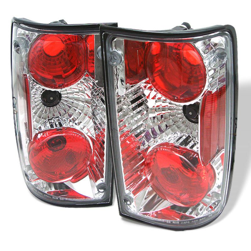 Spyder Toyota Pick Up 89-95 Euro Style Tail Lights Chrome ALT-YD-TP89-C-Tail Lights-SPYDER-SPY5007643-SMINKpower Performance Parts