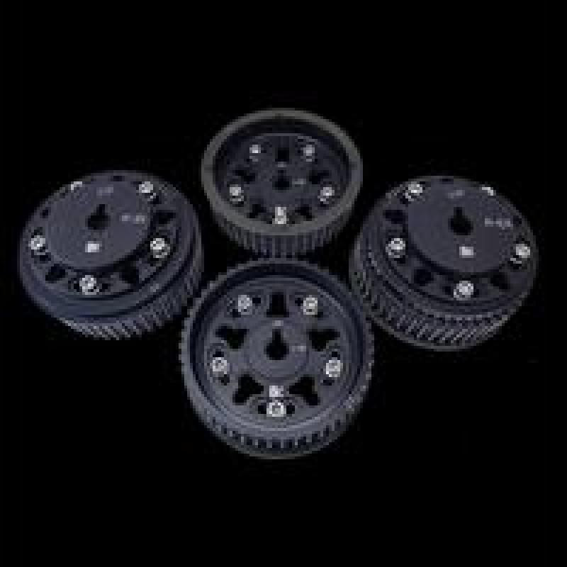 Brian Crower Adjustable Cam Gears Black for Subaru EJ205/EJ257 (Set of 4)-Cam Gears-Brian Crower-BRCBC8860B-SMINKpower Performance Parts