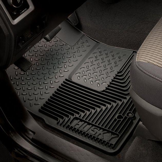 Husky Liners 02-10 Ford Explorer/04-12 Chevy Colorado/GMC Canyon Heavy Duty Black Front Floor Mats-Floor Mats - Rubber-Husky Liners-HSL51121-SMINKpower Performance Parts