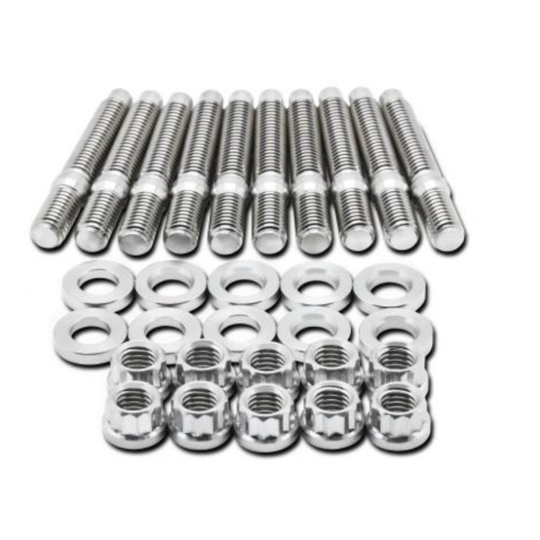 BLOX Racing SUS303 Stainless Steel Intake Manifold Stud Kit M8 x 1.25mm 55mm in Length - 10-piece - SMINKpower Performance Parts BLOBXFL-00308-10 BLOX Racing