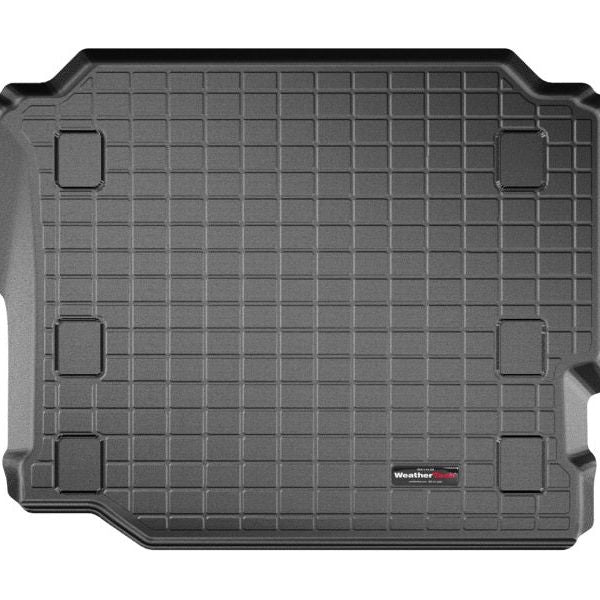 WeatherTech 2018+ Jeep Wrangler Unlimited JL No w/o Subwoofer Cargo Liners - Black - SMINKpower Performance Parts WET401109 WeatherTech