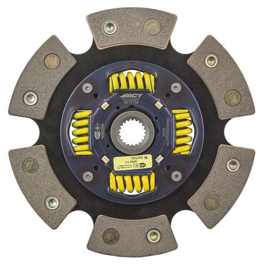 ACT 1989 Honda Civic 6 Pad Sprung Race Disc-Clutch Discs-ACT-ACT6212104-SMINKpower Performance Parts