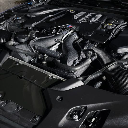 CSF 16-21 BMW M5 (F90) / 17-21 BMW M8 (F91/F92/F93) Twin Charge-Air-Cooler Set - Crinkle Black-Intercoolers-CSF-CSF8178-SMINKpower Performance Parts