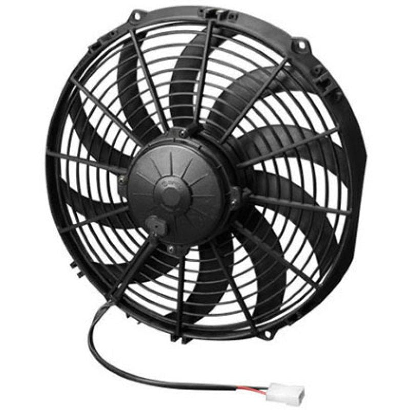 SPAL 1451 CFM 12in High Performance Fan - Pull/Curved (VA10-AP70/LL-61A)-Fans & Shrouds-SPAL-SPL30102029-SMINKpower Performance Parts
