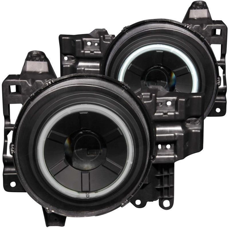 ANZO 2007-2013 Toyota Fj Cruiser Projector Headlights w/ Halo Black - SMINKpower Performance Parts ANZ111116 ANZO
