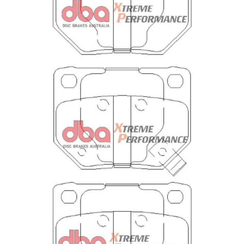 DBA 06-07 Subaru WRX XP650 Rear Brake Pads-Brake Pads - Performance-DBA-DBADB1220XP-SMINKpower Performance Parts