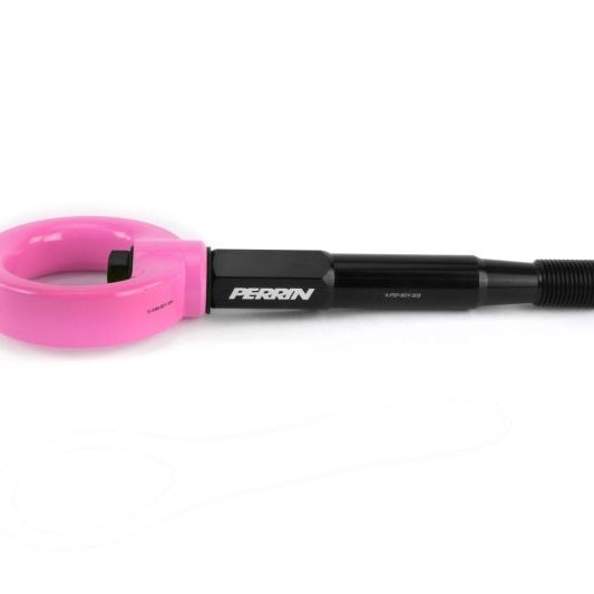 Perrin 15-17 Subaru WRX/STI Tow Hook Kit (Front) - Hyper Pink - SMINKpower Performance Parts PERPSP-BDY-232HP Perrin Performance