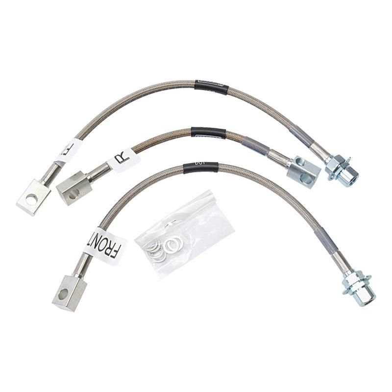 Russell Performance 94-95 Ford Mustang GT (Front & Rear Center Hose) Brake Line Kit - SMINKpower Performance Parts RUS693020 Russell
