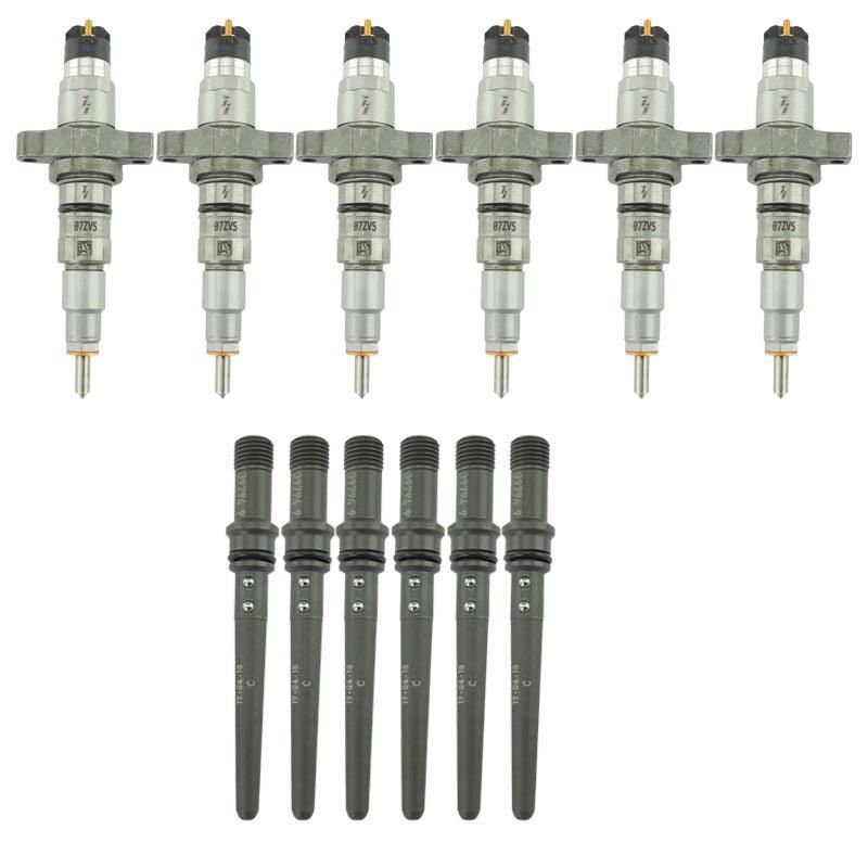 Industrial Injection 04.5-07 Dodge Cummins 5.9L Reman Stock Injector w/ Connecting Tubes - SMINKpower Performance Parts IND215312 Industrial Injection