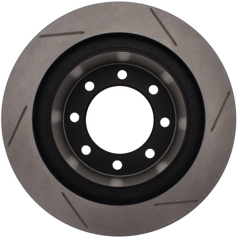 StopTech Power Slot 06-08 Dodge Ram 1500/03-08 Ram 2500/3500 All 2wd/4wd Rear Right Slotted Rotor-Brake Rotors - Slotted-Stoptech-STO126.67062SR-SMINKpower Performance Parts