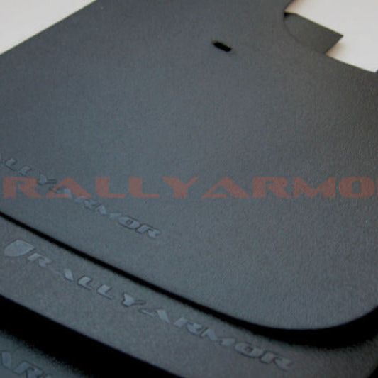 Rally Armor 93-01 Subaru Impreza RS Basic Black Mud Flap w/ Black Logo-Mud Flaps-Rally Armor-RALMF2-BAS-BLK-SMINKpower Performance Parts